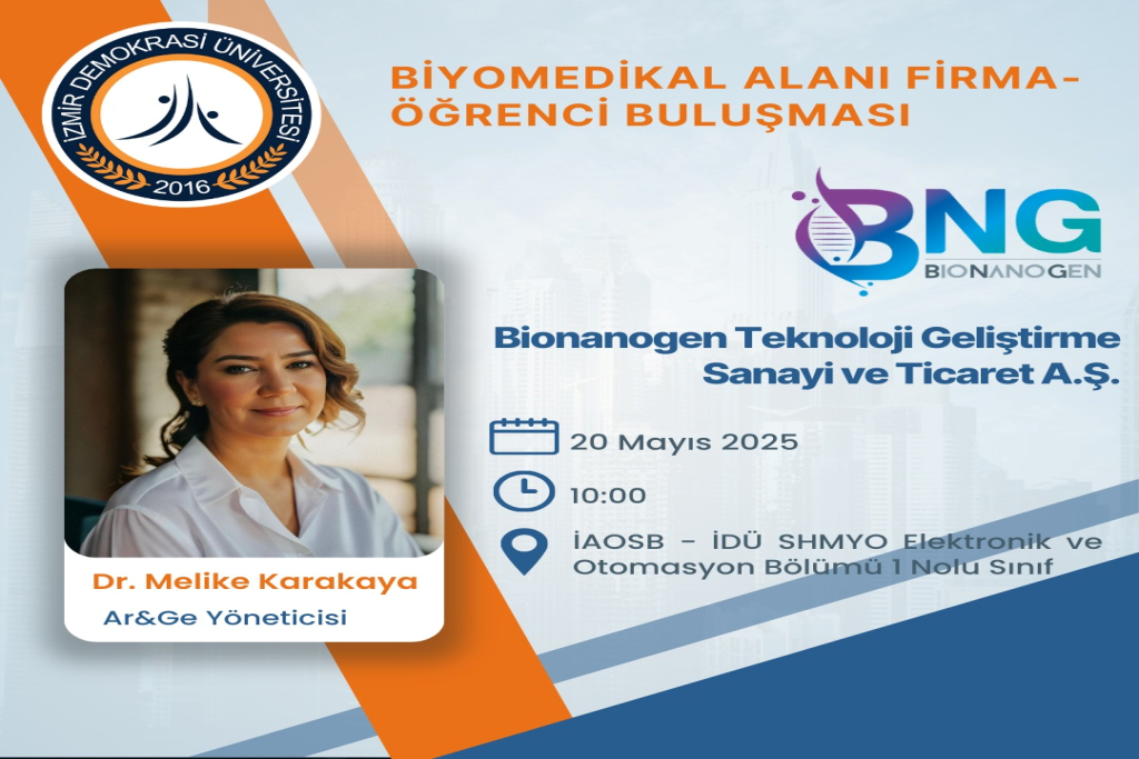 Biyomedikal Cihaz Teknolojisi Programı Firma Öğrenci Buluşması